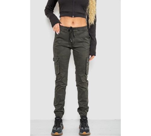 Штаны женские камуфляжные, цвет хаки, 244RTL1067