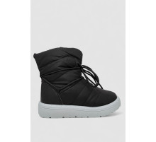 Дутики женские зимнмие на меху, цвет черно-серый, 248RFM100-6