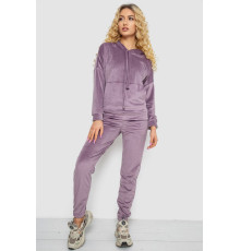 Спортивний костюм жіночий велюровий, колір світло-сливовий, 177R022-1