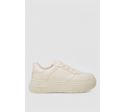 Кеды женские, цвет бежевый, 248RK10