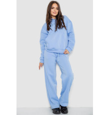 Спортивний костюм жіночий на флісі, колір блакитний, 241R2001-2