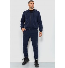 Спорт костюм чоловічий двонитка, колір темно-синій, 119R200-5