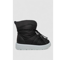 Дутики женские зимние на меху, цвет черно-серый, 248RFM500