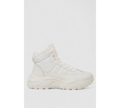 Ботинки зимние женские на меху 248RDM09-1, цвет Белый