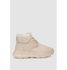 Черевики жіночі зимові на хутрі, колір бежевий, 248RCX663-1