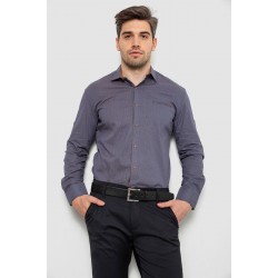 Рубашка мужская с принтом, цвет синий, 214R7044