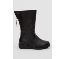 Сапоги женские зимние на меху, цвет черный, 243RY200