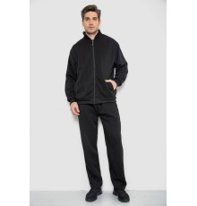Спортивний костюм чоловічий на флісі, колір чорний, 244R981-LH