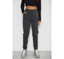 Спортивные штаны женские на флисе, цвет серый, 238R58671-1