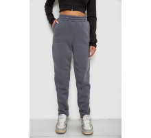 Спортивные штаны женские на флисе, цвет темно-серый, 238R58641-1