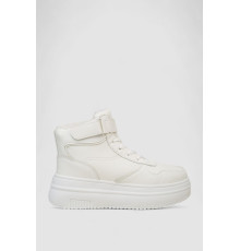 Кроссовки женские зимние на меху, цвет белый, 248RAM04