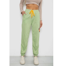 Спортивні штани жіночі, колір фісташковий, 238RJH016