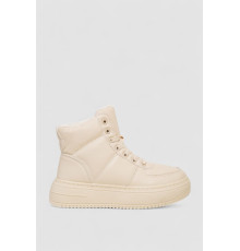 Черевики жіночі зимові на хутрі, колір бежевий, 248RTM170