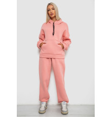 Спортивный костюм женский на флисе, цвет персиковый, 238R5726