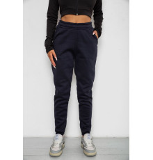 Спортивні штани жіночі на флісі, колір синій, 238R57013