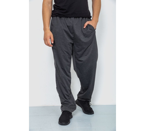 Спортивные штаны мужские, цвет темно-серый, 244R0668