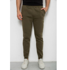 Спорт чоловічі штани на флісі, колір зелений, 238R56910