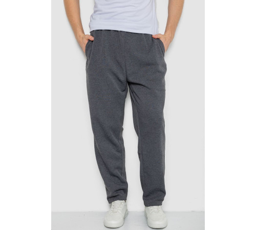 Спортивные штаны мужские, цвет темно-серый, 244R3849