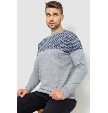 Светр чоловічий, колір сіро-синій, 161R898
