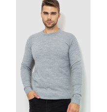 Светр чоловічий однотонний, колір світло-сірий, 161R1770-1