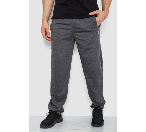 Спорт штаны мужские, цвет темно-серый, 244R4932