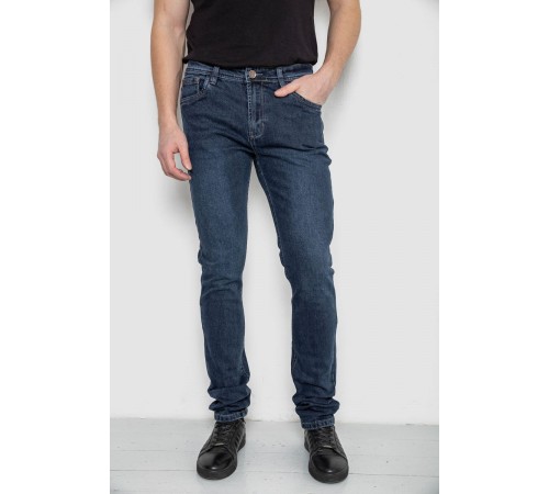 Джинси чоловічі демісезонні, колір темно-синій, 243R8689-5