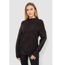 Свитер женский шерстяной, цвет черный, 244R0390
