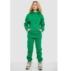 Спортивний костюм жіночий на флісі, колір зелений, 102R7711