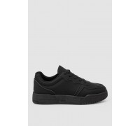 Кеди жіночі однотонні, колір чорний, 248RAD50