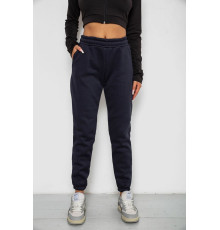 Спортивные штаны женские на флисе, цвет темно-синий, 238R57012