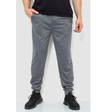 Спорт штани чоловічі двонитка, колір сірий, 244R41298
