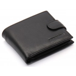 Чорне класичне портмоне з натуральної шкіри Marco Coverna MC-2003Н-1