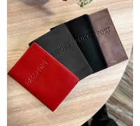 Кожаная обложка для паспорта с надписью 1940