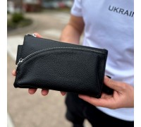 Поясная бананка унисекс 14х25х8, сумка конверт для телефона и документов TD-54928 черная