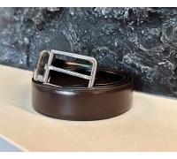 Мужской двухсторонний кожаный ремень 1845