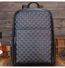 Рюкзак чоловічий 30х41х12, міський наплічник для ноутбука та документів Tiding Bag 13292 чорний