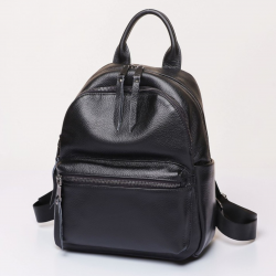 Жіноча сумка наплічна на кожен день 31х27х15, рюкзак для кожного дня, чорна