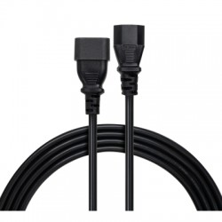 Кабель питания C13 to C14 1.8m 0.75mm2 Rezone (RZPC-13141875)