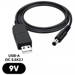 Кабель питания USB to DC 5.5x2.1mm 9V 0.8m Armorstandart (ARM65662)