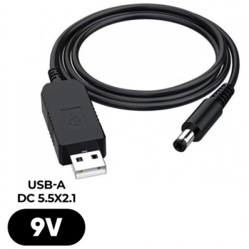 Кабель питания USB to DC 5.5x2.1mm 9V 0.8m Armorstandart (ARM65662)
