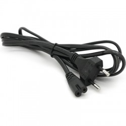 Кабель питания C7 1.8m 0.5mm2 black Voltronic (PC-184/2 CEE7/16-C7-CCA18)